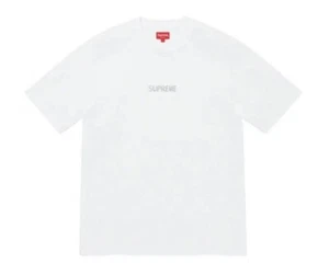 Supreme Bullion Logo S/S Top T-Shirt Tee Size Large White FW20 Brand New - Picture 1 of 9