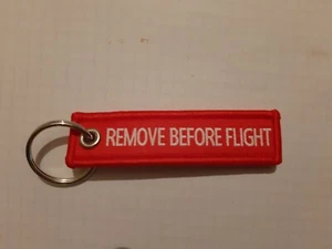 Mini REMOVE BEFORE FLIGHT- Schlüsselanhänger - Neu - Bild 1 von 1