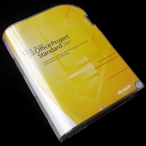 Microsoft Office Project Standard 2007, Full UK CD Retail box, for 2 PC's - Picture 1 of 8