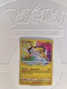 Pokémon TCG Raikou Vivid Voltage 050/185 Holo Incredibile Raro Come Nuovo/Nm - Foto 1 di 1