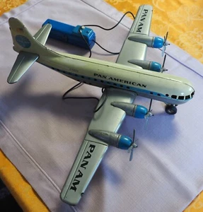 GAMA - BLECHFLUGZEUG - PAN AMERICAN - CLIPPER NEW YORK – Vintage 60er Jahre - Bild 1 von 22