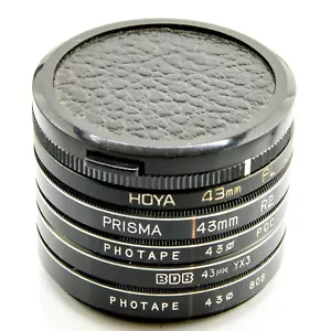 Pila y tapa de filtro vintage de 43 mm - Imagen 1 de 3