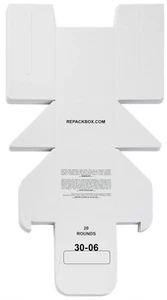 REPACKBOX® 3 SAMPLE BOXES - Military Cardboard 30-06 SPRINGFIELD Ammo Box - Picture 1 of 6