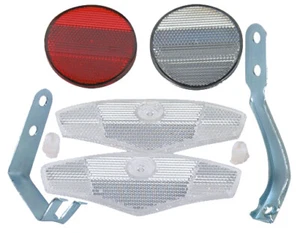 Conjunto de reflectores delanteros / traseros y de radios para bicicletas. Piezas de bicicleta, piezas de bicicleta. - Imagen 1 de 1