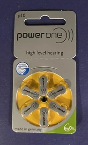 Power One Hearing Aid Battery Size 10 - p10 - Lot of 114 Batteries Expired (A) - Picture 1 of 2