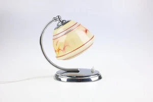 Art Deco Chrome Bedside Lamp, Bauhaus Lamp, Table Lamp, Desk Lamp, Table Light - Picture 1 of 10