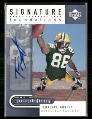 Terrence Murphy 2005 Upper Deck Foundations Signature Foundations Auto - Image 1 of 2