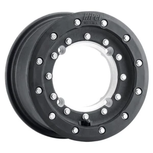 HiPer TECH 3 Front Black 10x5" 3BS 4x144 Single Beadlock Wheel - 1050-HCF-SBL-BK - Picture 1 of 2