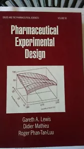 Pharmaceutical Experimental Design(Drugs & the Pharmaceutical Sciences)Hardcover - Picture 1 of 4