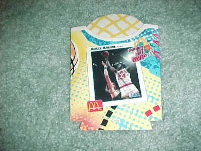 1994 Houston Rockets Moses Malone McDonald's French Fry Holder  - Image 1 of 2