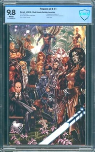 9.8 Powers of X 1 1:500 Mark Brooks Virgin Marvel CBCS 2019 - Picture 1 of 2