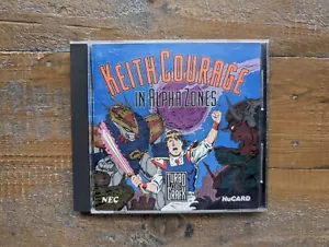 COMPLETE ✹ Keith Courage in Alpha Zones ✹ TURBOGRAFX 16 Game ✹ W/ COMIC - Picture 1 of 11