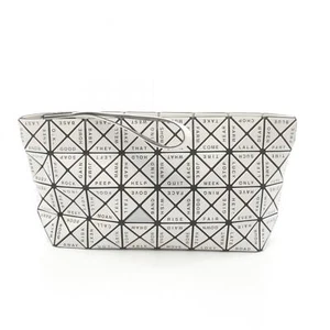 ISSEY MIYAKE BAO BAOPouch mini bag PVC coated canvas White Black Used Women - Picture 1 of 6