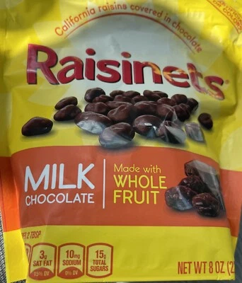 Pasas cubiertas de chocolate con leche Raisinets - 8 oz Foto 1 de 2