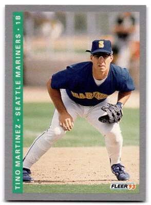 Tino Martinez 1993 Fleer #310 Seattle Mariners - Image 1 of 2