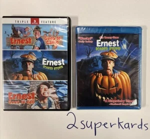 Ernest Scared Stupid Rare OOP Blu-ray 2011 Brand New + Ernest DVD Triple Feature - Picture 1 of 14