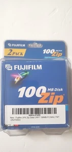 FUJIFILM 100 MB FESTPLATTE 100 ZIP IBM/MAC KOMPATIBEL 2ER PACK - Bild 1 von 2