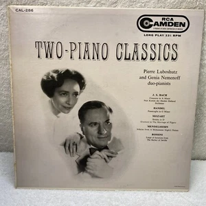 Two Piano Classics-Pierre Luboshutz and Genia Nemenoff- Vinyl Record Cal-286 - Bild 1 von 4