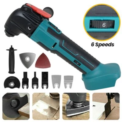 For Makita 18V Battery Cordless Oscillating Multi Tool Variable Speed Body UK - Image 1 of 4