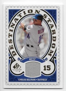 2009 SP LEGENDARY CUTS DESTINATION STARDOM JERSEY Carlos Beltran #DSMCB - Picture 1 of 1
