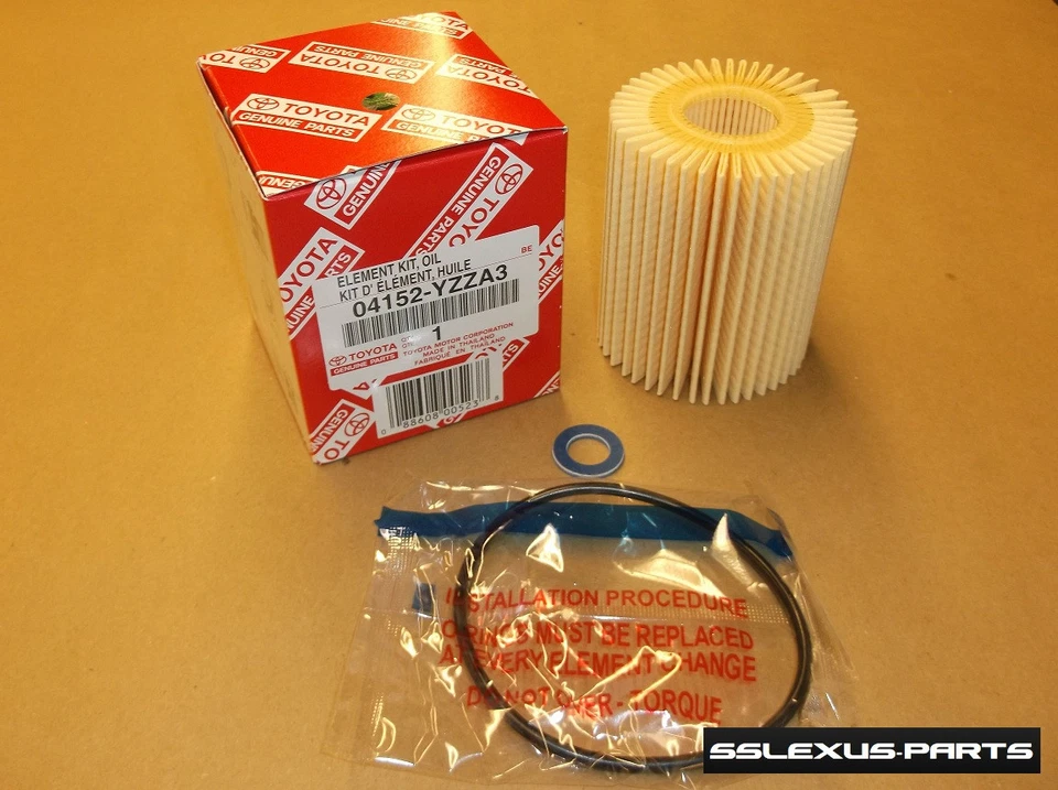 Lexus IS250 IS350 (2006-2017) (RWD) OEM FACTORY OIL FILTER & GASKET 04152-YZZA3 - Image 1 of 1