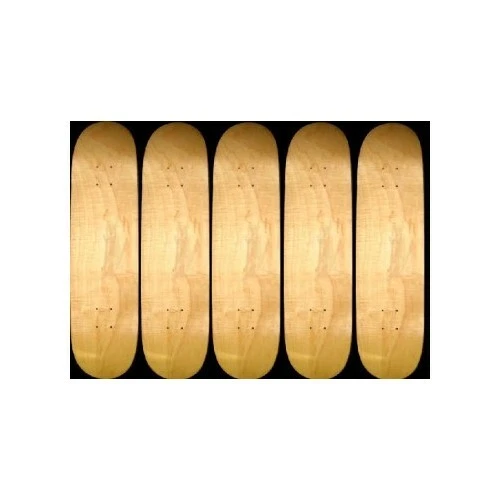 5 BETTER MADE BLANKS SKATEBOARD DECKS 7.75 in NATURAL BRAND NEW IN SHRINK - Image 1 of 1