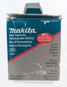 Genuine Makita High Capacity 12V 1201 Rechargeable Battery 192296-8 - NEW - Picture 1 of 4