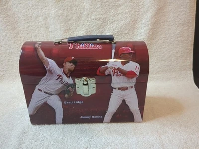 Phillies Tin  Lunch Box Shop Rite Jimmy Rollins, Ryan Howard, Brad Lidge - Image 1 of 4