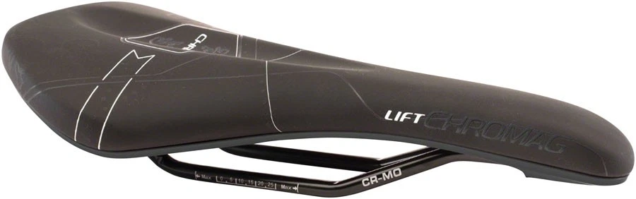 Chromag Lift Saddle, Synth Top, CrMo Rails - Black/Grey - Image 1 of 1
