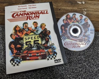 Cannonball Run (DVD 1981) Vintage Car-Chase Action Comedy ~ Burt Reynolds *R1 - Image 1 of 2