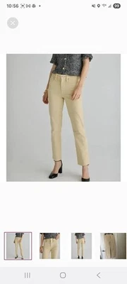 New JCREW Size 27 Vintage Slim-straight Corduroy Pants in Bone - Image 1 of 4