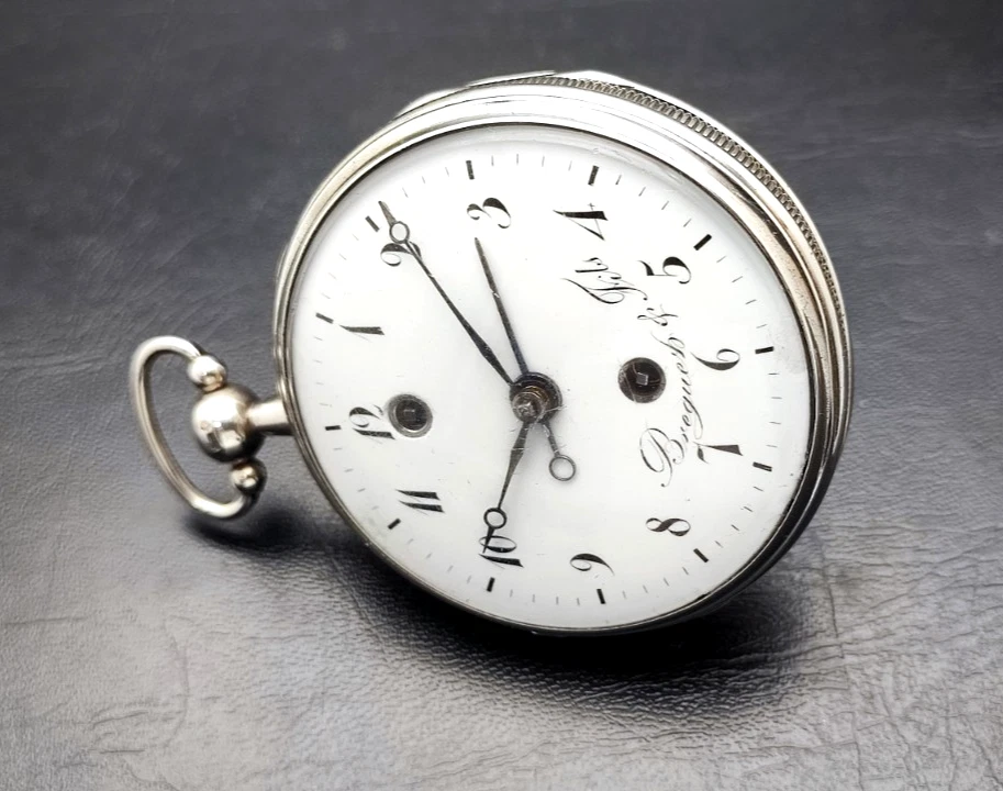 Gousset coq breguet à sonnerie réveil, révisèe, très belle état de conservation, - Photo 1/4