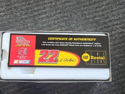 Champions 1/24 Scale Diecast Racing Car Ward Burton #22 Caterpillar NASCAR LE - Image 1 of 4