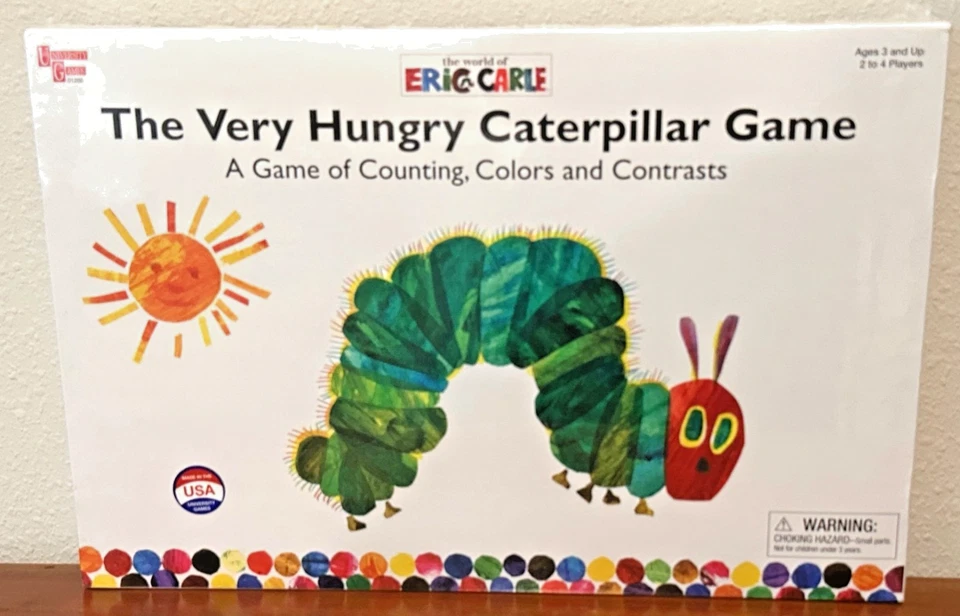 New Sealed The Very Hungry Caterpillar Game Eric Carle University Games 2007 - Image 1 of 1