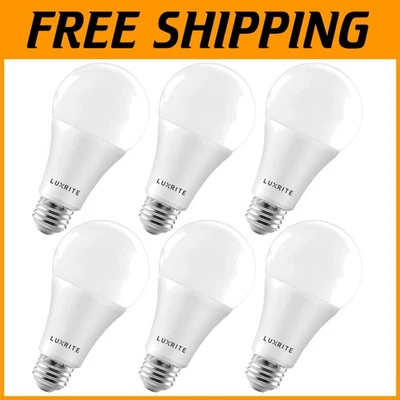 Energy Star A21 LED Bulbs 150W Equivalent, 2550 Lumens Bright White (6 Pack) - Image 1 of 4