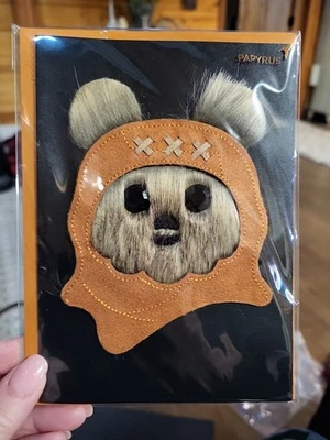 Papyrus Ewok Birthday Card Premium Greeting Card For Star Wars Fans - Image 1 of 4