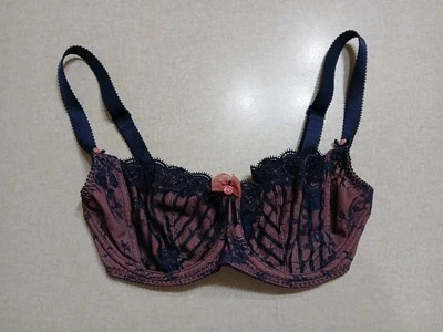 Sujetador Bravissimo US 32E UK 28F Azul Rosa Floral Sin Forro Con Aros Foto 1 de 4