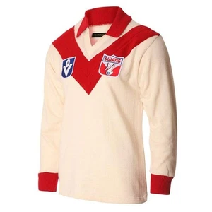 Sydney Swans Mens Wool Long Sleeve Vintage Jumper - Picture 1 of 6