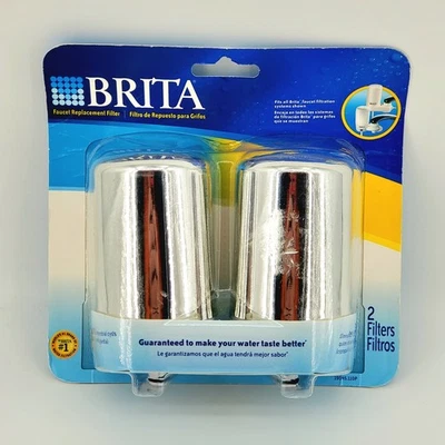 Brita Water Filter Chrome 2 Pack For FF-100 OPFF-100 - (Distressed Package) - Image 1 of 4