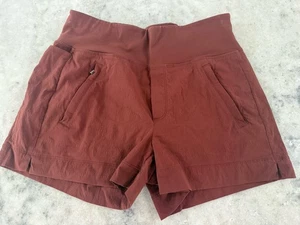 Pantalones Cortos Athleta Para Mujer 4 Trekkie Norte Senderismo Exterior Bolsillos con Cremallera Rojo Ladrillo - Imagen 1 de 8