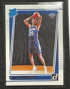 2021-22 Panini Donruss Basketball Rated Rookie RC Trey Murphy III Pelicans - Picture 1 of 2