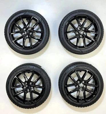 Tesla Model 3 Borbet N Winterräder 8x18 Schwarz 235/45R18 Semperit Bluetooth RDK - Bild 1 von 4
