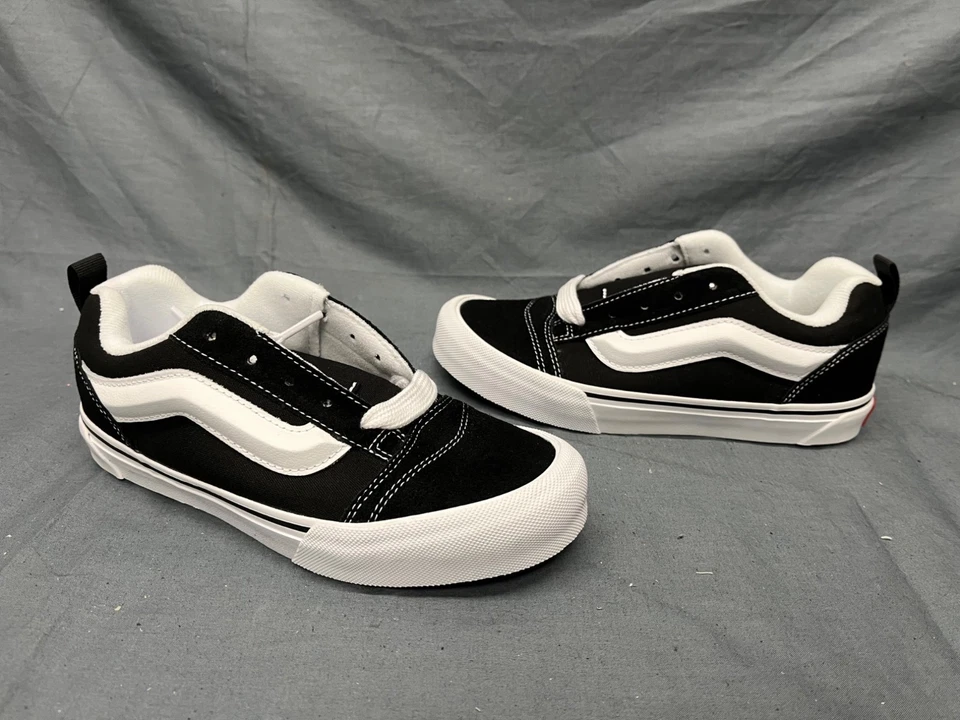 Vans Knu Zapatillas Escolares Niño Pequeño 3D Rayas Negro Blanco Talla 8 ¡NUEVAS SIN CAJA! Foto 1 de 4