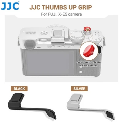 JJC X-E5 Thumbs Up Grip Shutter Release Button Hot Shoe for Fujifilm XE5 X E5 - Image 1 of 4