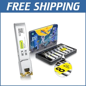 Effortless Networking Upgrade: 8-Pack SFP to RJ45 Transceivers for Professionals - Afbeelding 1 van 9