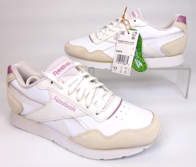 NEW! Reebok Royal Glide Running Shoes Women's Size 6.5  White Training Sneakers - Image 1 of 4
