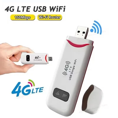 Wireless Unlocked 4G LTE Mobile Broadband Wi-Fi Routers Portable Modem Hotspot - Image 1 of 4