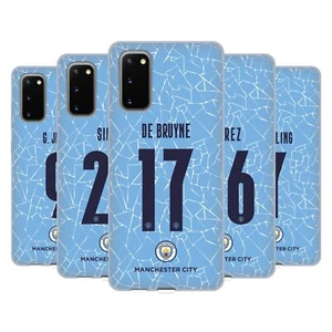 MAN CITY FC 2020/21 JOUEURS HOME KIT GROUPE 1 ÉTUI COQUE EN GEL POUR SAMSUNG 1 - Photo 1 sur 14