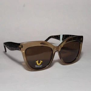 Gafas de sol True Religion TR 4142 tostadas tortuga nuevas con etiquetas - Imagen 1 de 13