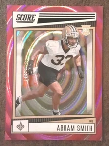 ABRAM SMITH RC 2022 Panini Score #311 Ellipse Rookie SP /299 Saints.  B1B - Picture 1 of 3